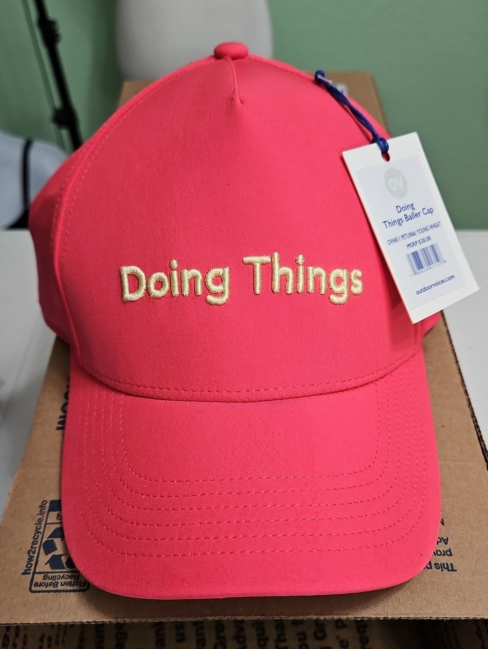 OUTDOOR VOICES doing things baller cap